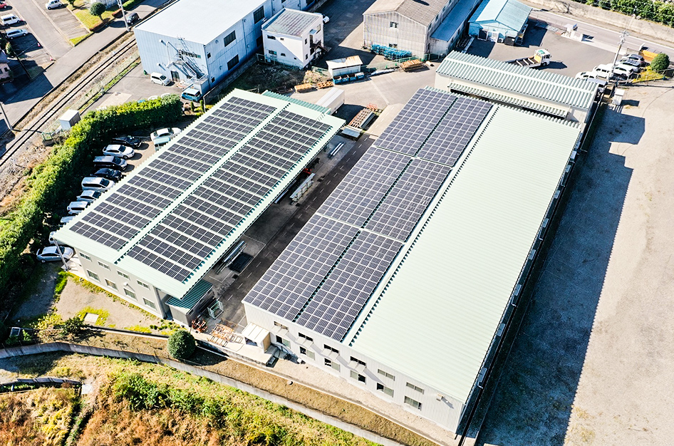 大幸製作所　太陽光発電設備を設置